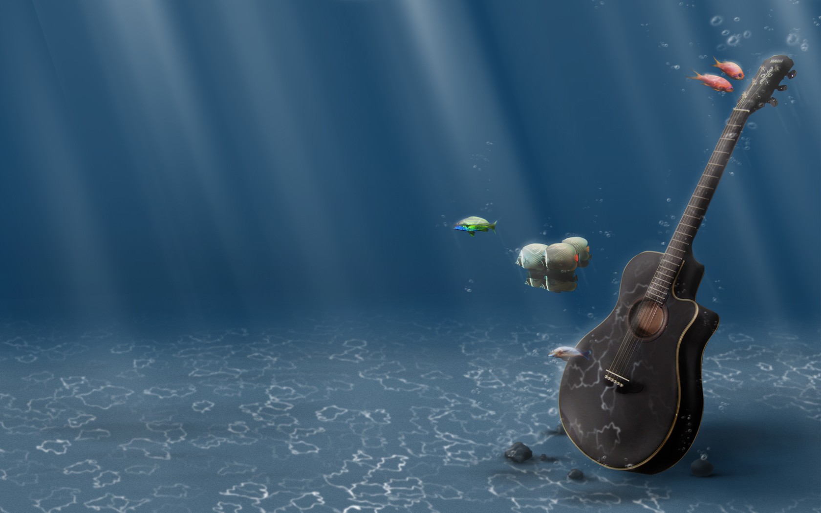 Wallpapers Digital Art Music Underwater