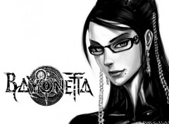 Wallpapers Video Games Bayonetta B&W 