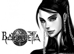 Wallpapers Video Games Bayonetta B&W 2