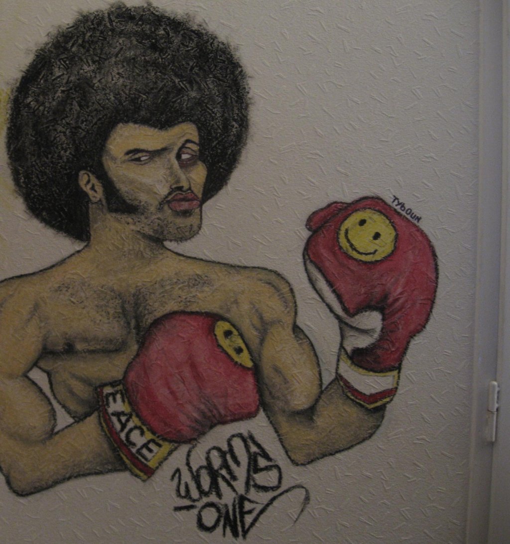 Fonds d'cran Art - Peinture Mlanges graffs/dessin mix d'afro thunder latino