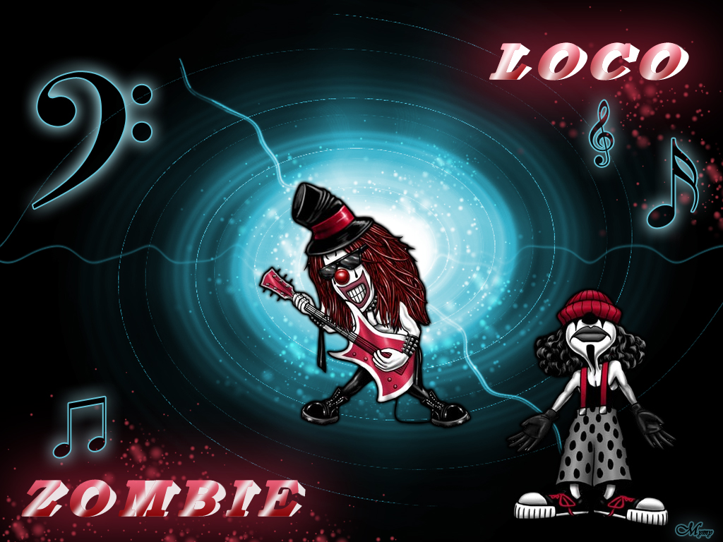 Fonds d'cran Art - Numrique Musique Zombie & Loco