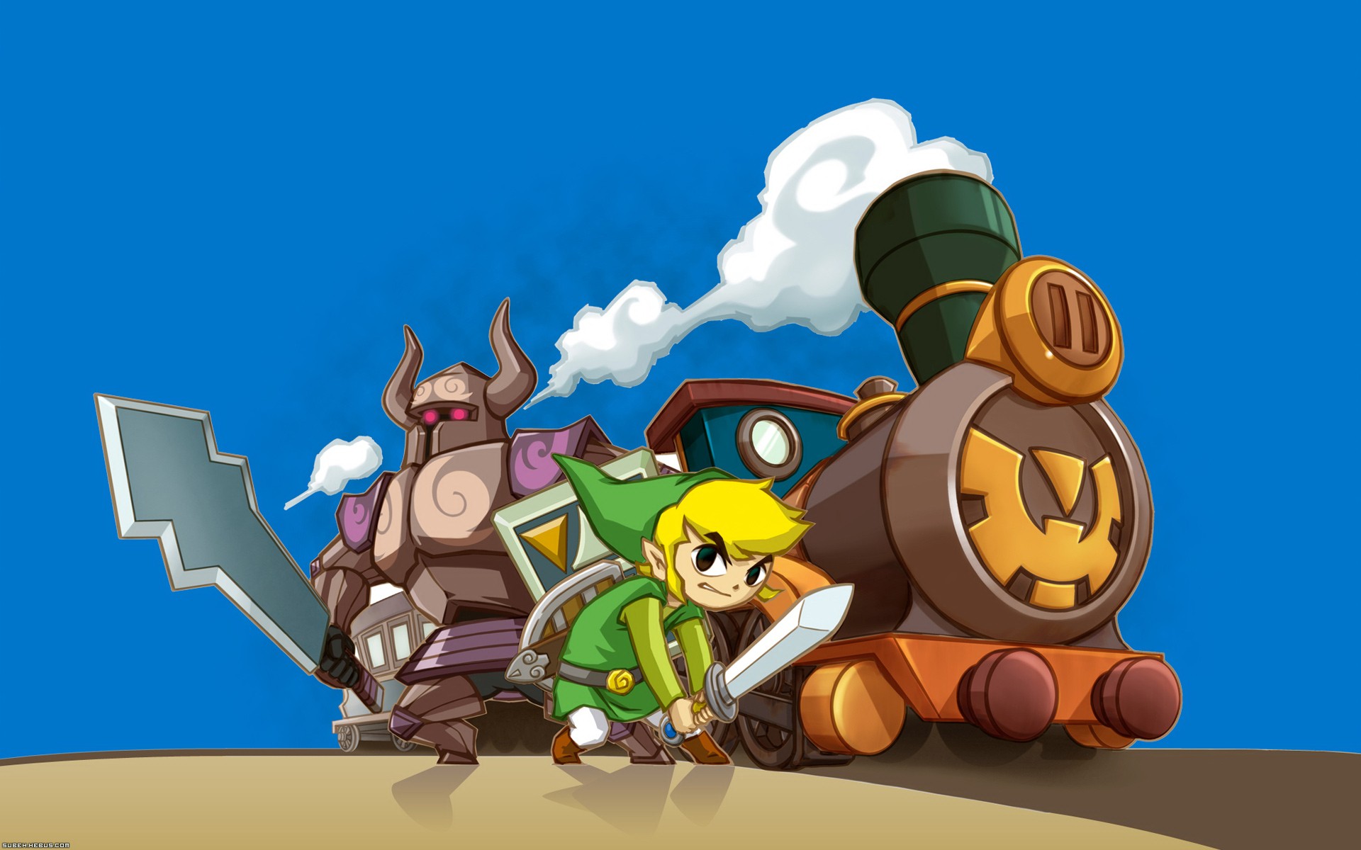 Wallpapers Video Games The Legend of Zelda - Spirit Tracks The Legend of Zelda - Spirit Tracks