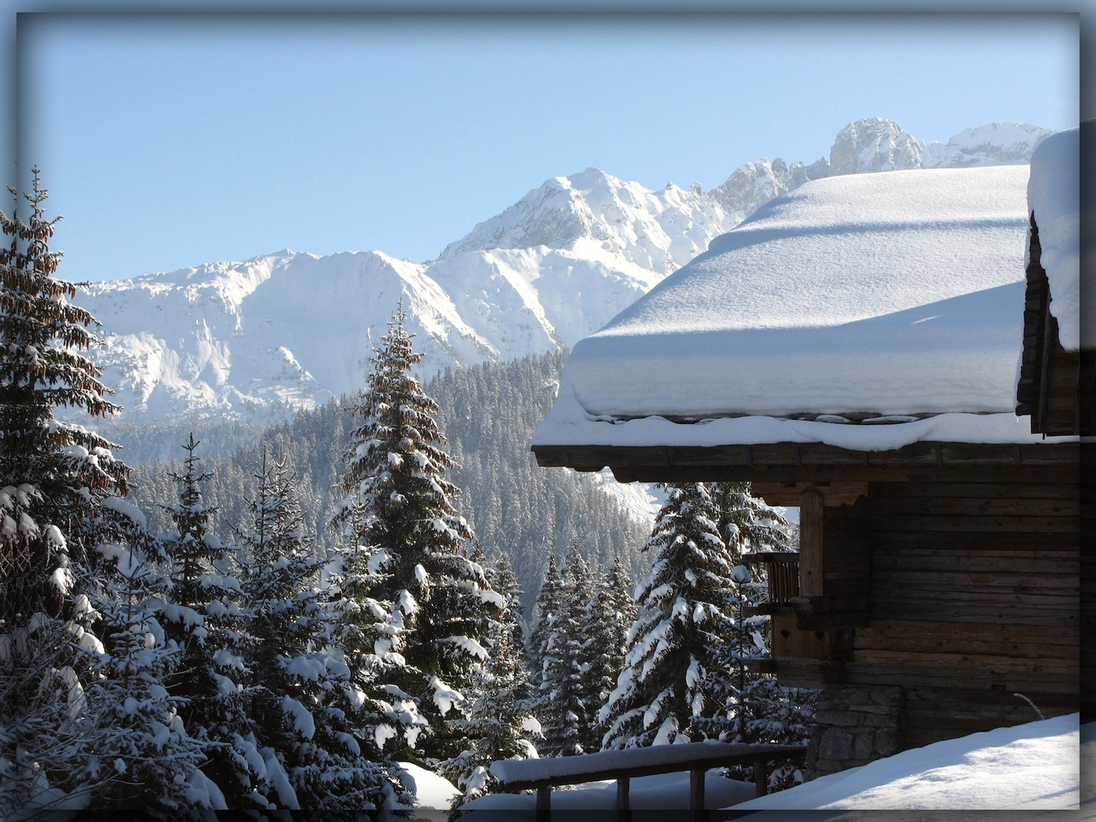 Fonds d'cran Constructions et architecture Chalets Chalet  Courchevel