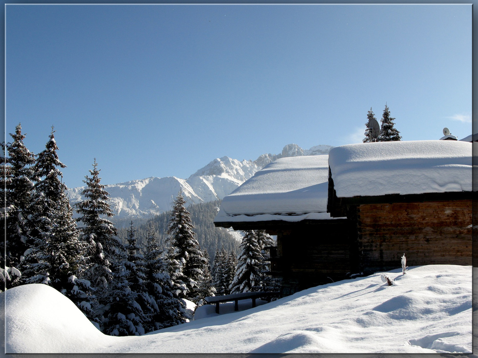 Fonds d'cran Constructions et architecture Chalets Chalet  Courchevel