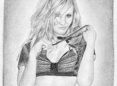 Fonds d'cran Art - Crayon Kristen Bell