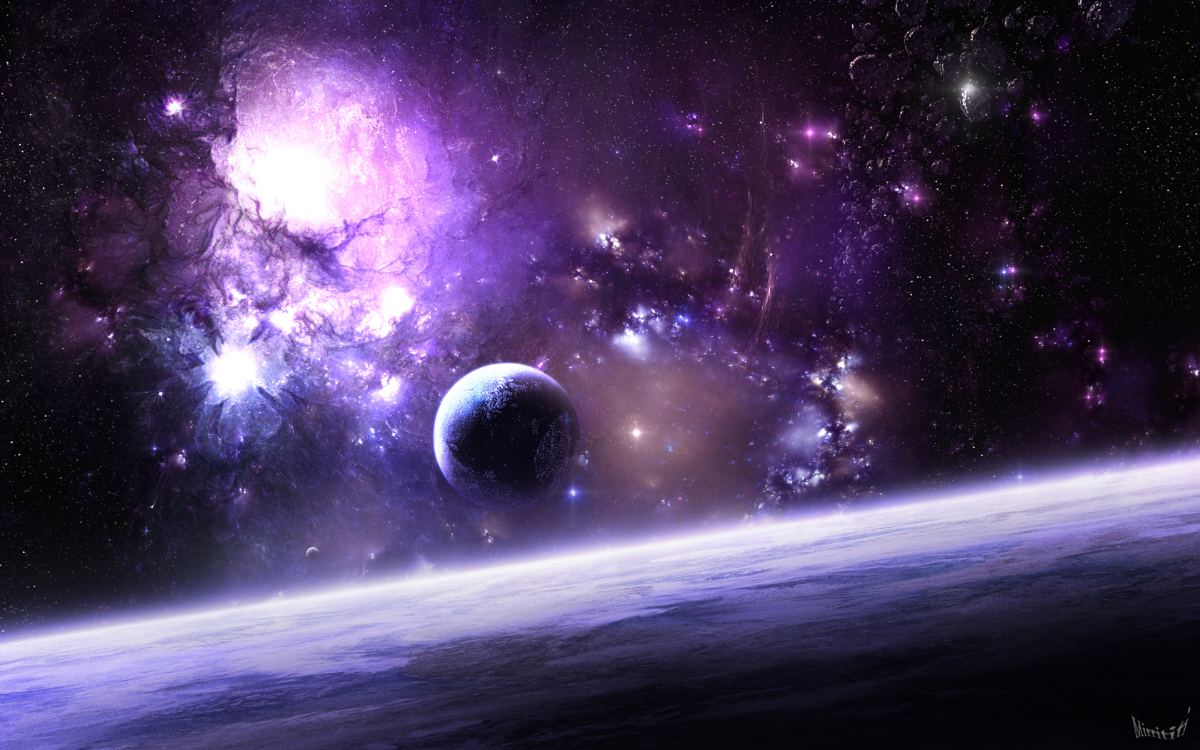 Wallpapers Digital Art Space - Universe Mteor