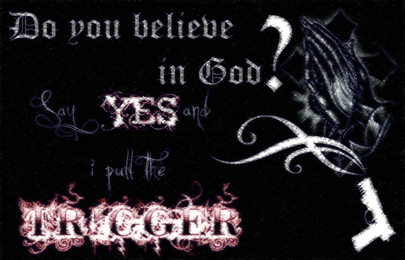 Wallpapers Digital Art Messages Do you believe ... ?