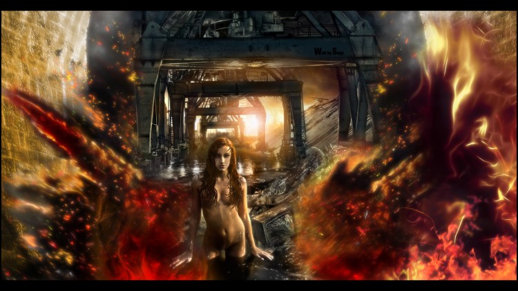 Wallpapers Digital Art Science-Fiction - Robots Hell's Gates