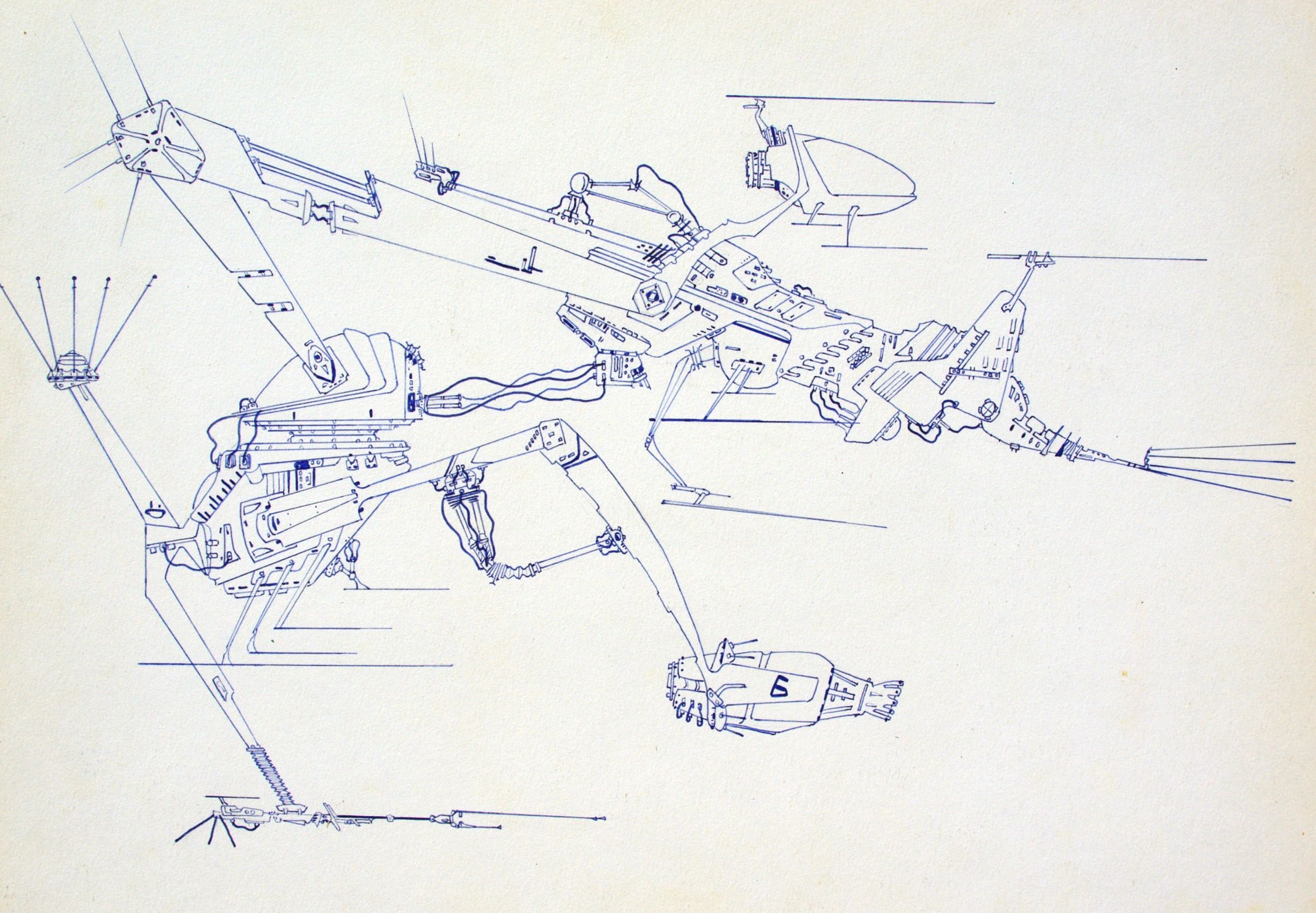 Fonds d'cran Art - Crayon Science-Fiction - Robots 