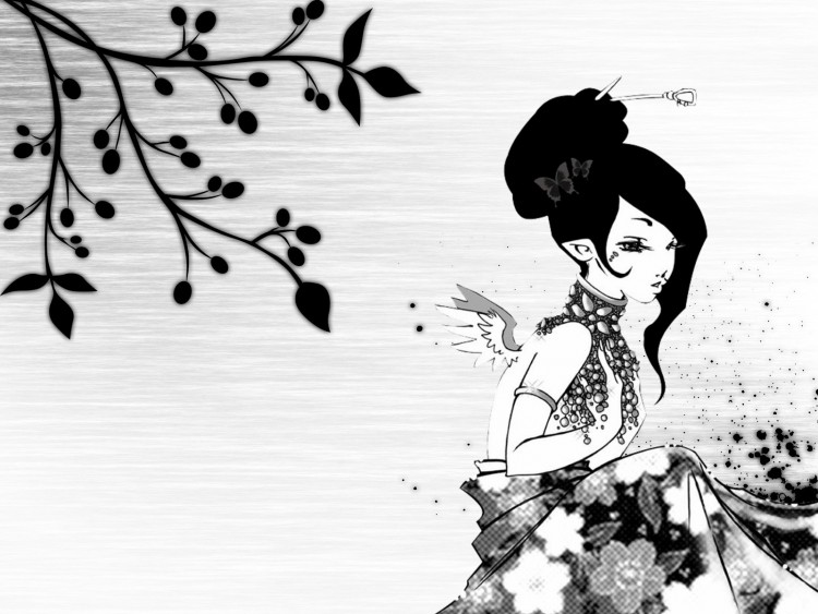 Wallpapers Digital Art Style Asian Little Japanese Angel