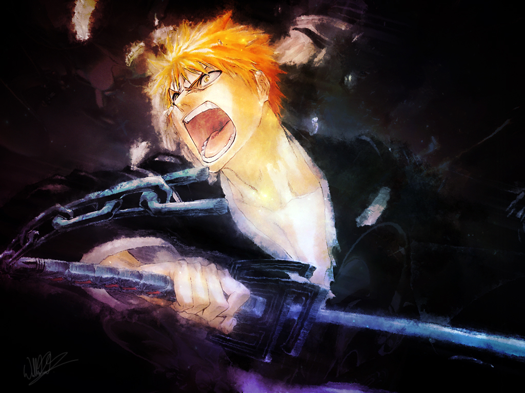 Fonds d'cran Manga Bleach Ichigo Bankai