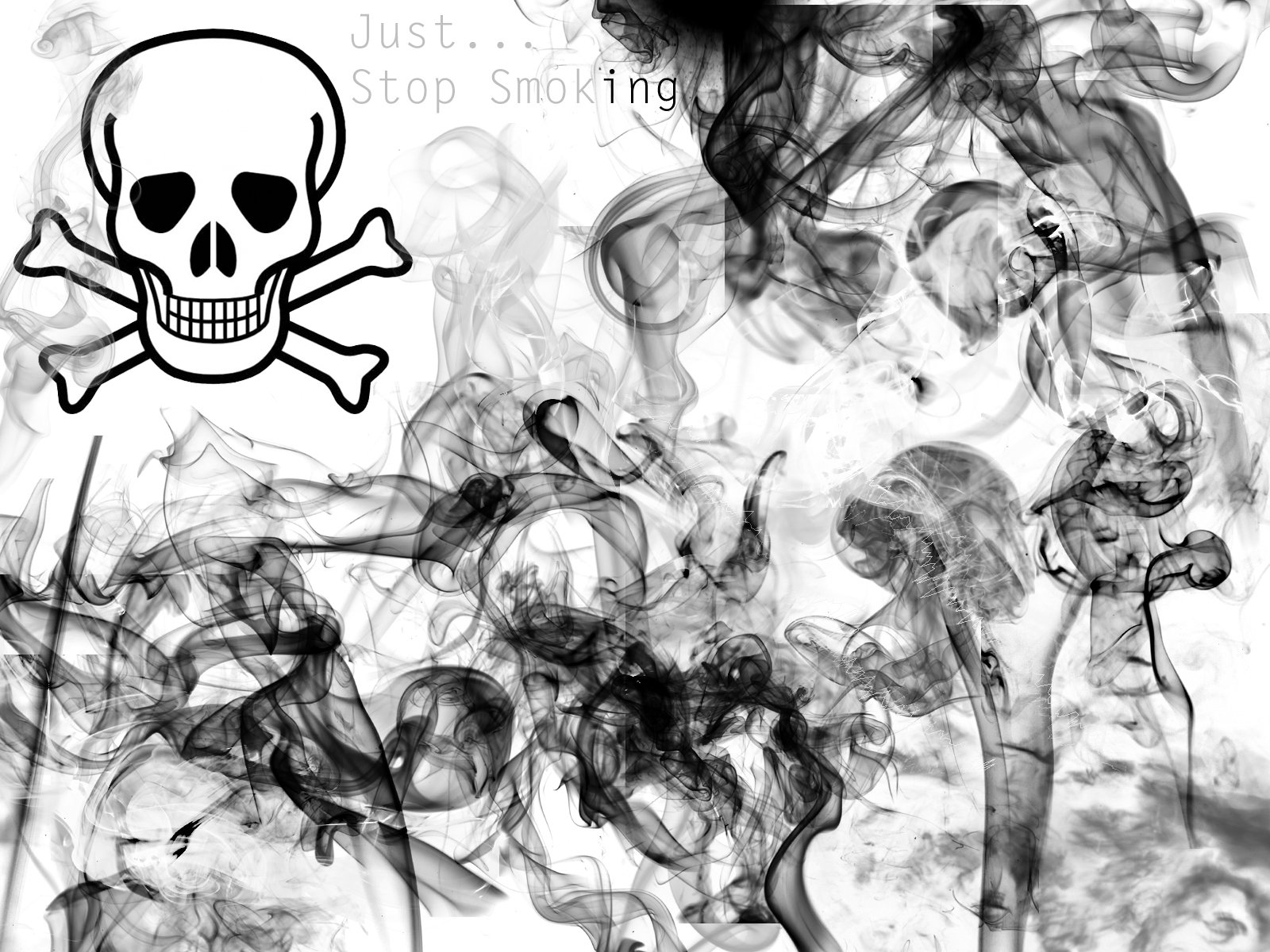 Wallpapers Digital Art Messages Smoking kills