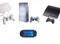 Fonds d'cran Jeux Vido Les 4 consoles de Sony