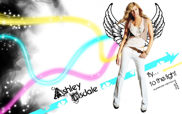 Fonds d'cran Clbrits Femme Ashley Tisdale fly to the light