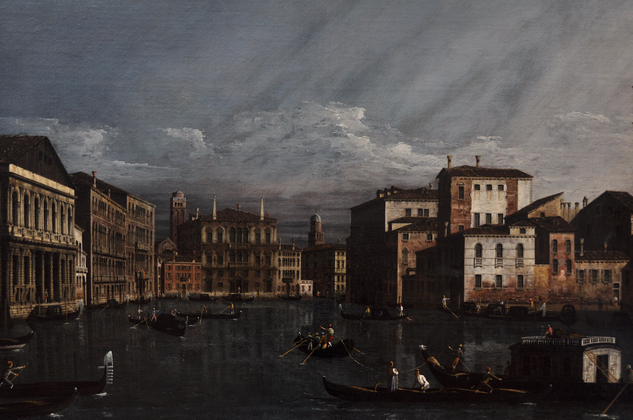 Fonds d'cran Art - Peinture Historique Bernardo BELLOTTO. Venise,1721 - Varsovie, 1780  Le Grand Canal a Venise ( 1736-1740 ).