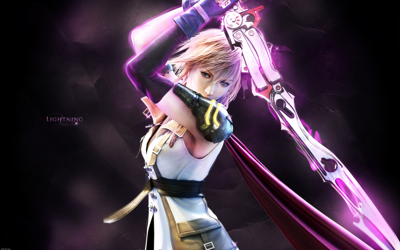 Fonds d'cran Jeux Vido Final Fantasy XIII Lightning