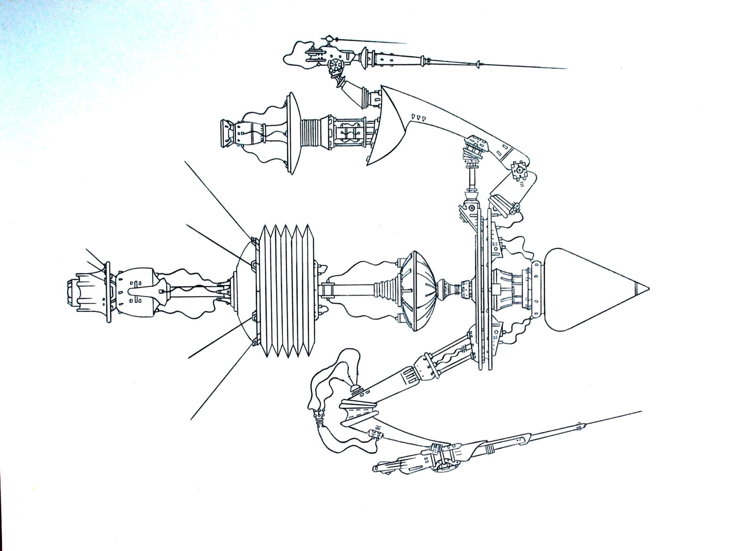 Fonds d'cran Art - Crayon Science-Fiction - Robots 