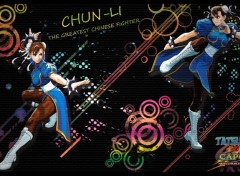 Wallpapers Video Games Graffiti with Chun-Li