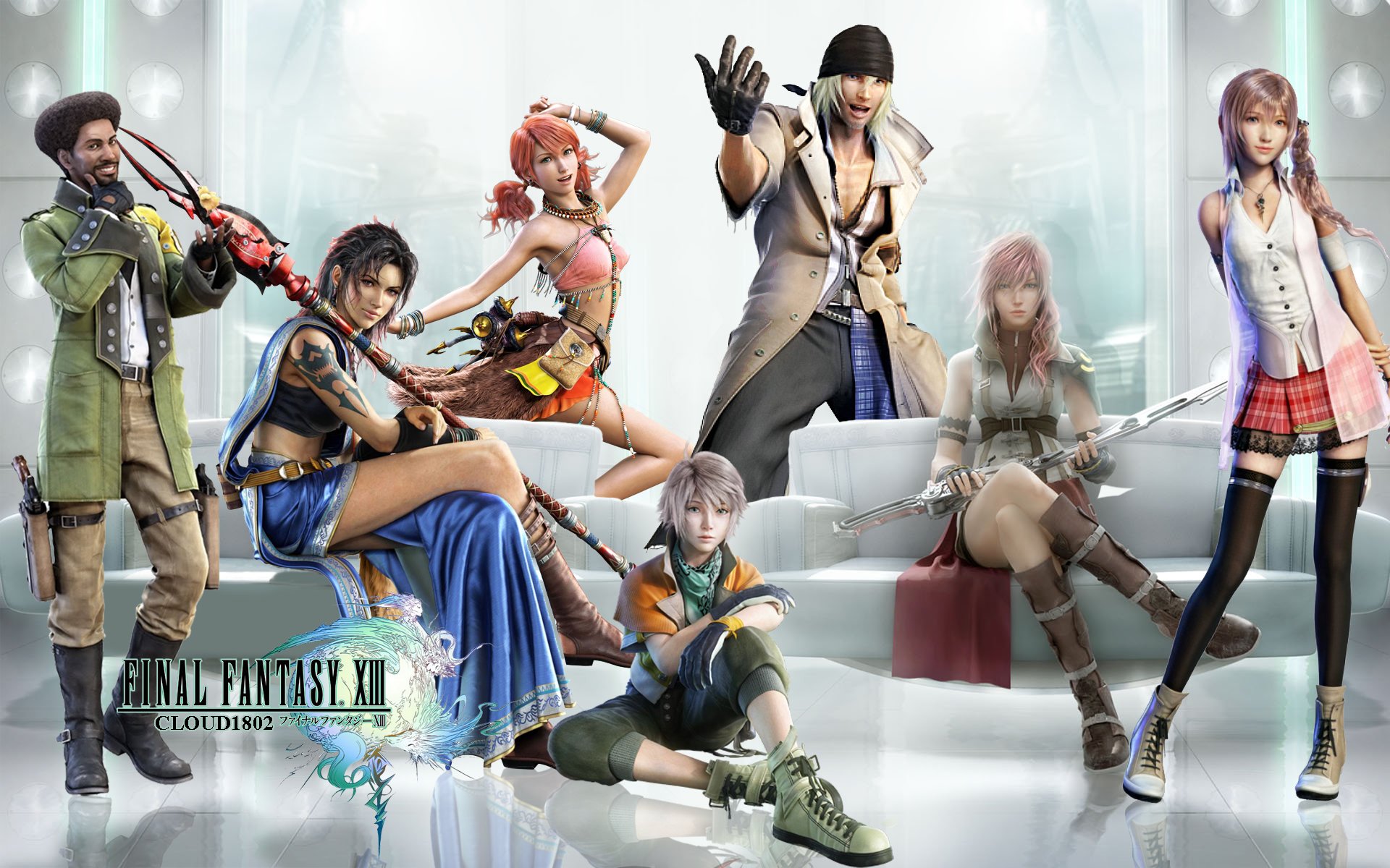 Wallpapers Video Games Final Fantasy XIII Equipe de Choc