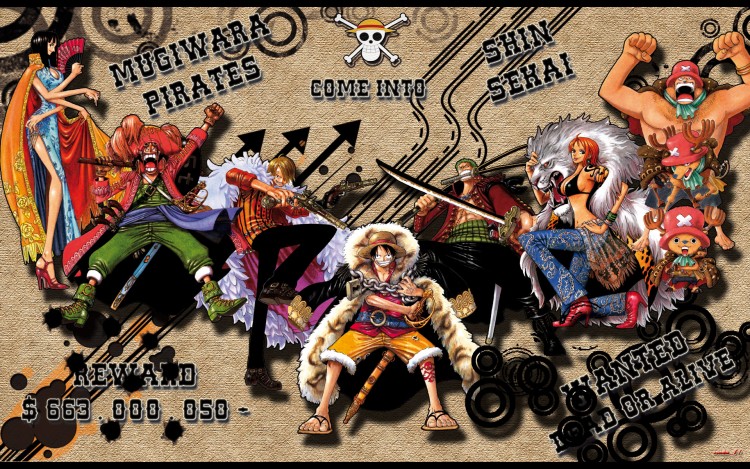 Fonds d'cran Manga One Piece Mugiwara in shin sekai