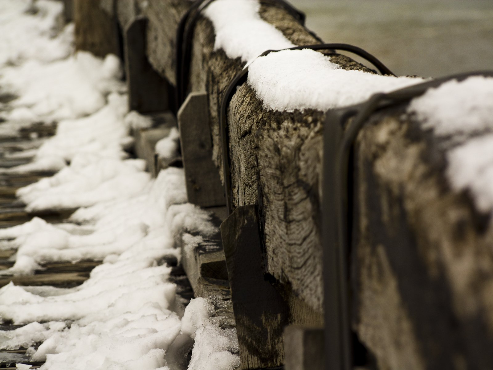 Wallpapers Nature Seas - Oceans - Beaches Capbreton sous la neige