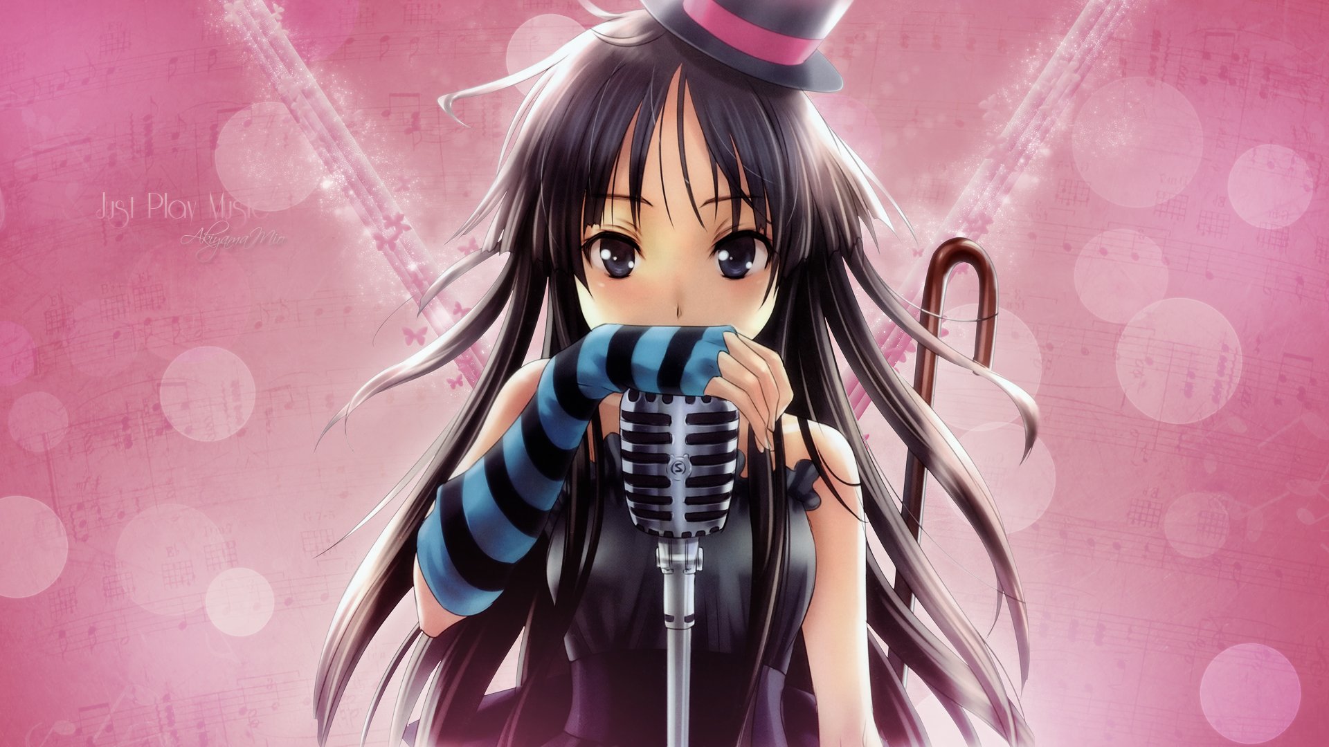 Wallpapers Manga K-ON! Akiyama Mio Just Play Music