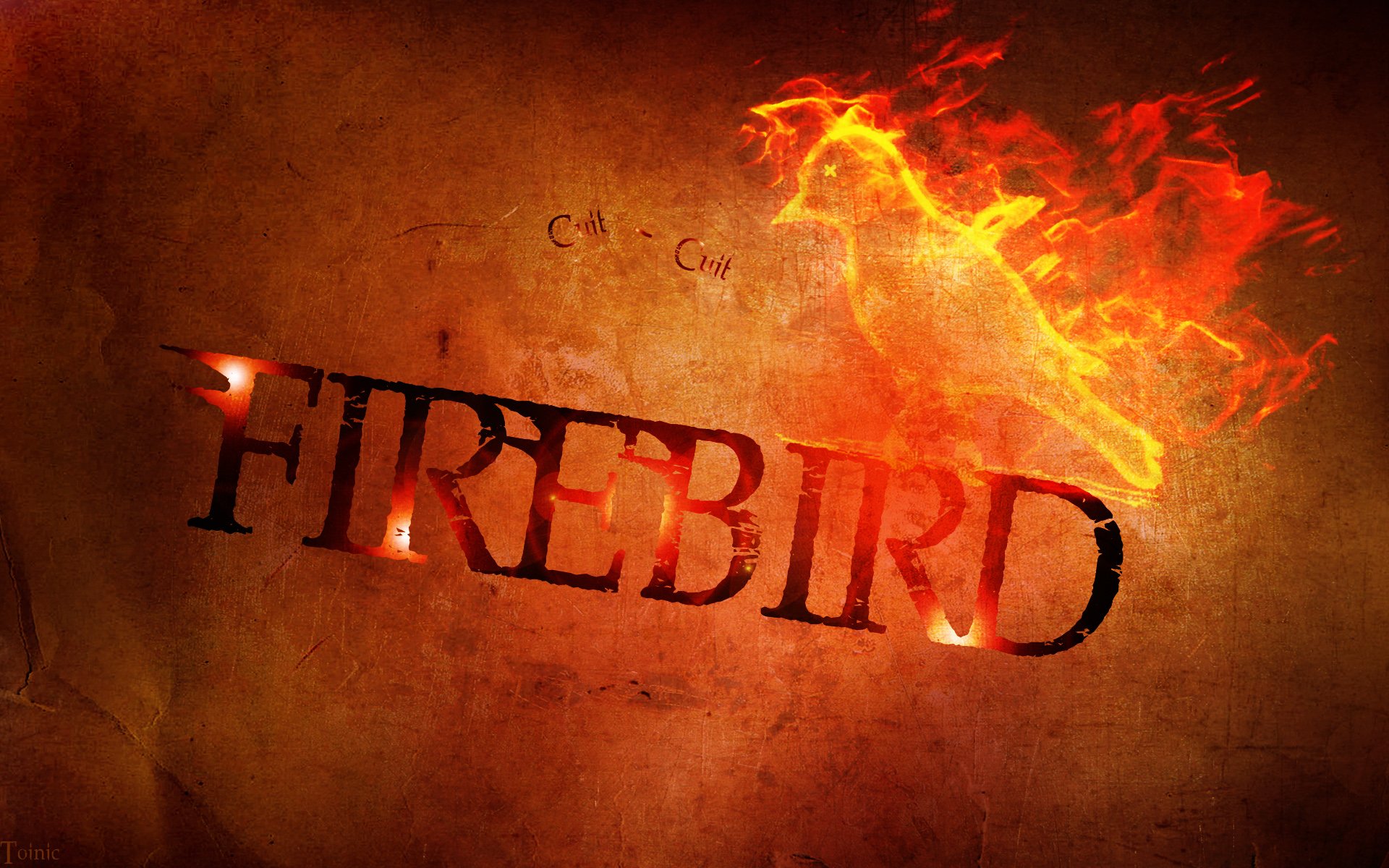 Wallpapers Digital Art Compositions 2D Fire Bird