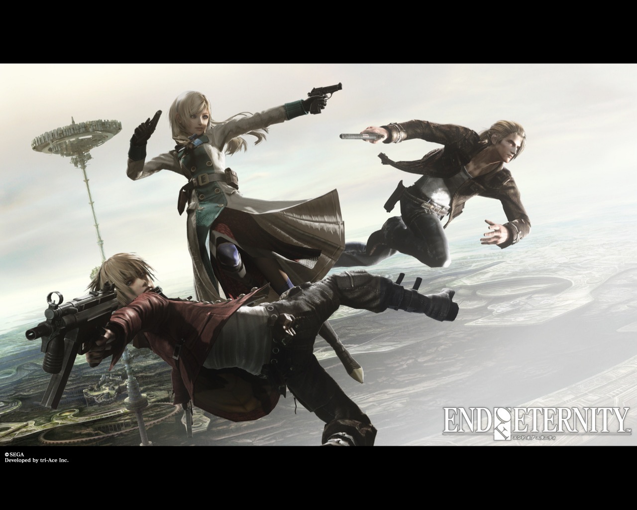 Wallpapers Video Games Resonance of Fate Triple attaque