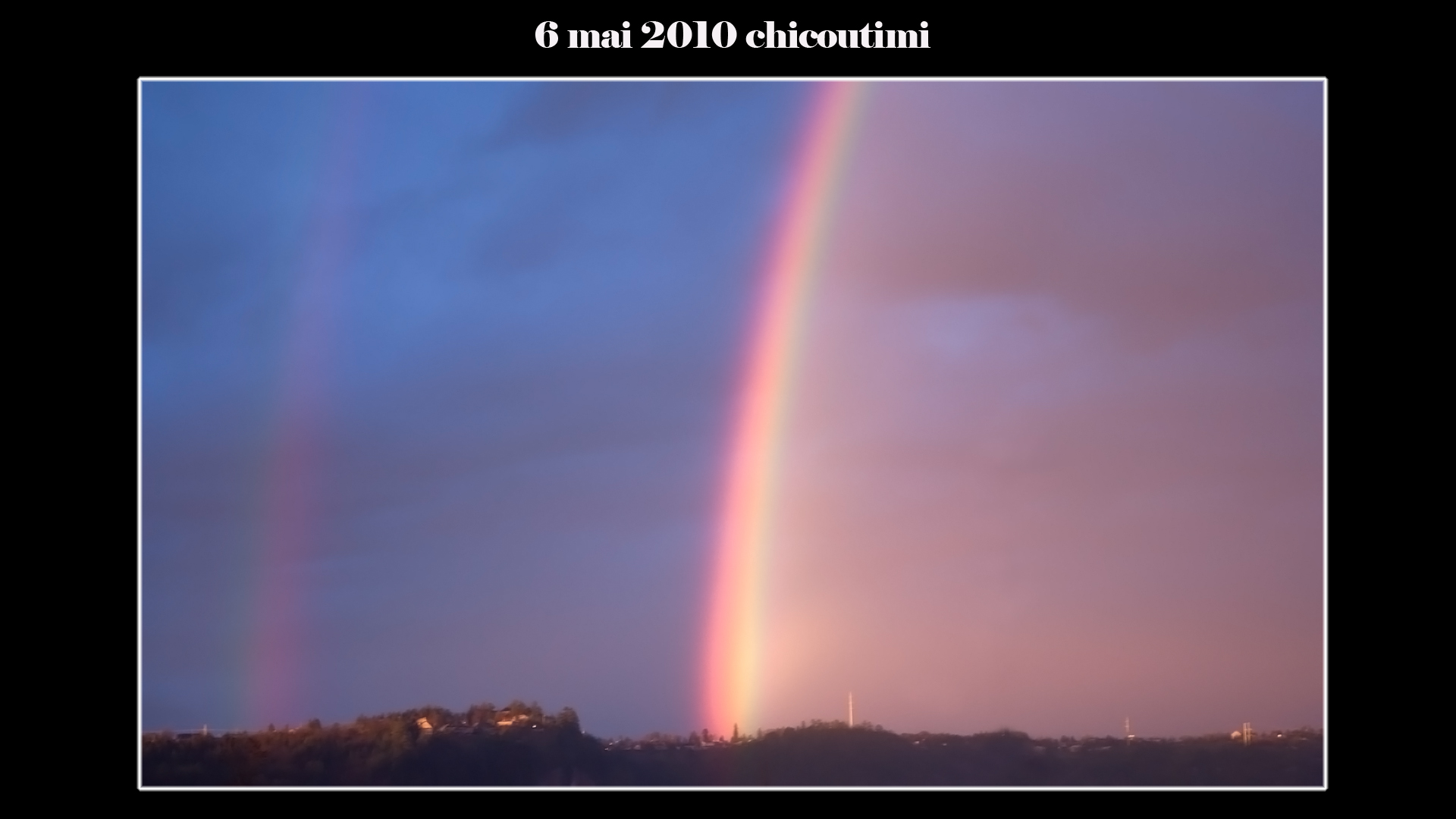 Wallpapers Nature Rainbows arcs-en-ciel directement de chicoutimi