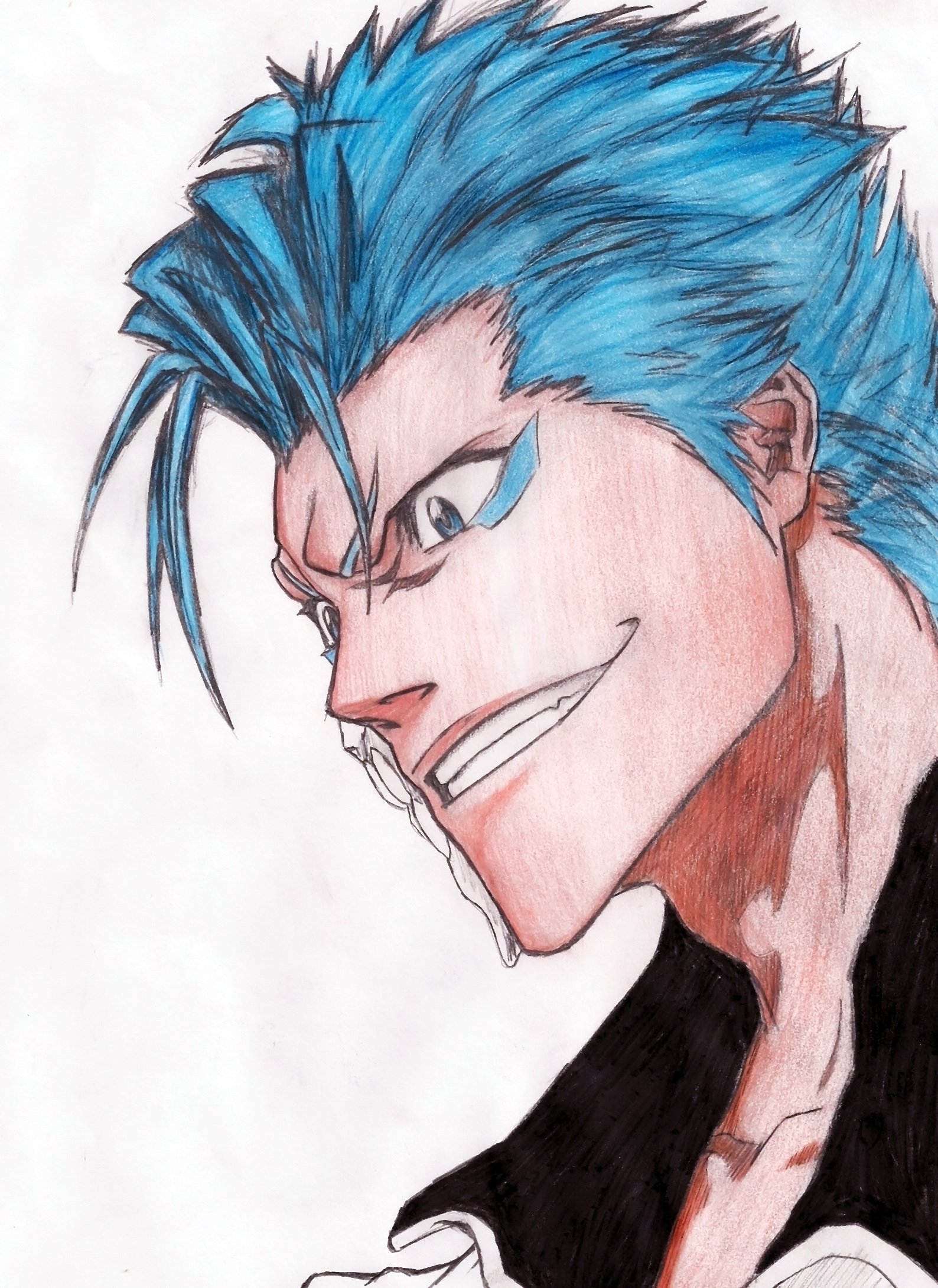 Fonds d'cran Art - Crayon Manga - Bleach Grimmjow Jeagerjaques