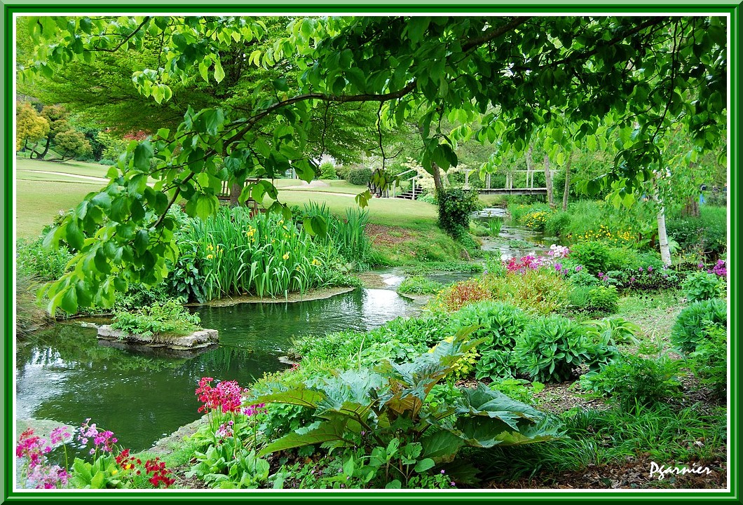 Wallpapers Nature Rivers - Torrents Jardin de printemps.