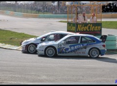 Fonds d'cran Voitures Rally-Cross chp de France au circuit des Ducs