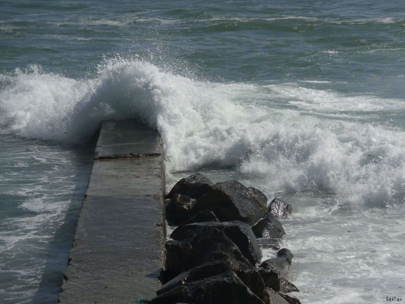 Fonds d'cran Voyages : Europe France > Bretagne vague