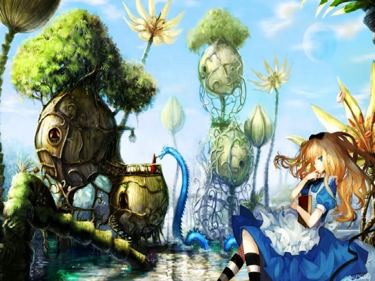 Wallpapers Digital Art Fantasy Alice in Fairyland