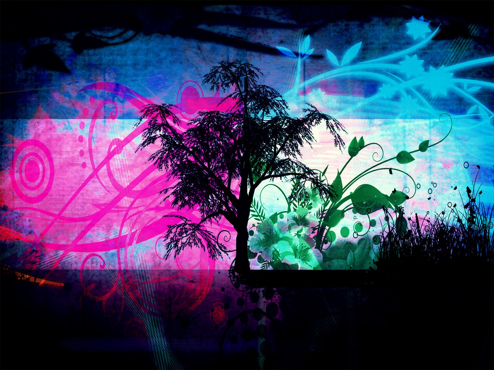 Wallpapers Digital Art Nature - Trees, plants 