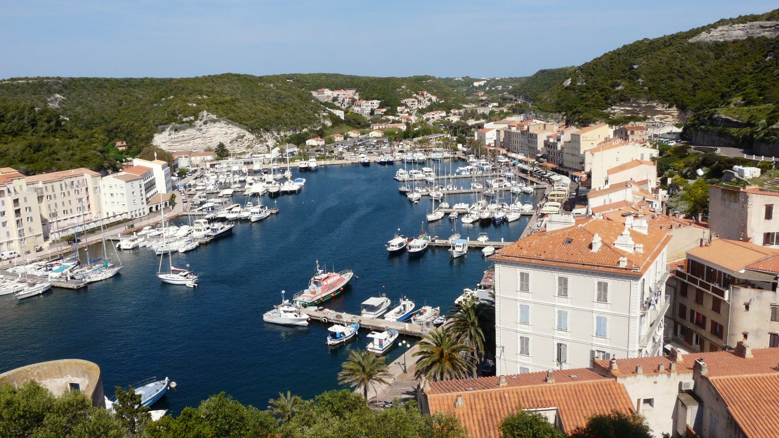 Wallpapers Constructions and architecture Harbours - Docks Port de Bonifacio