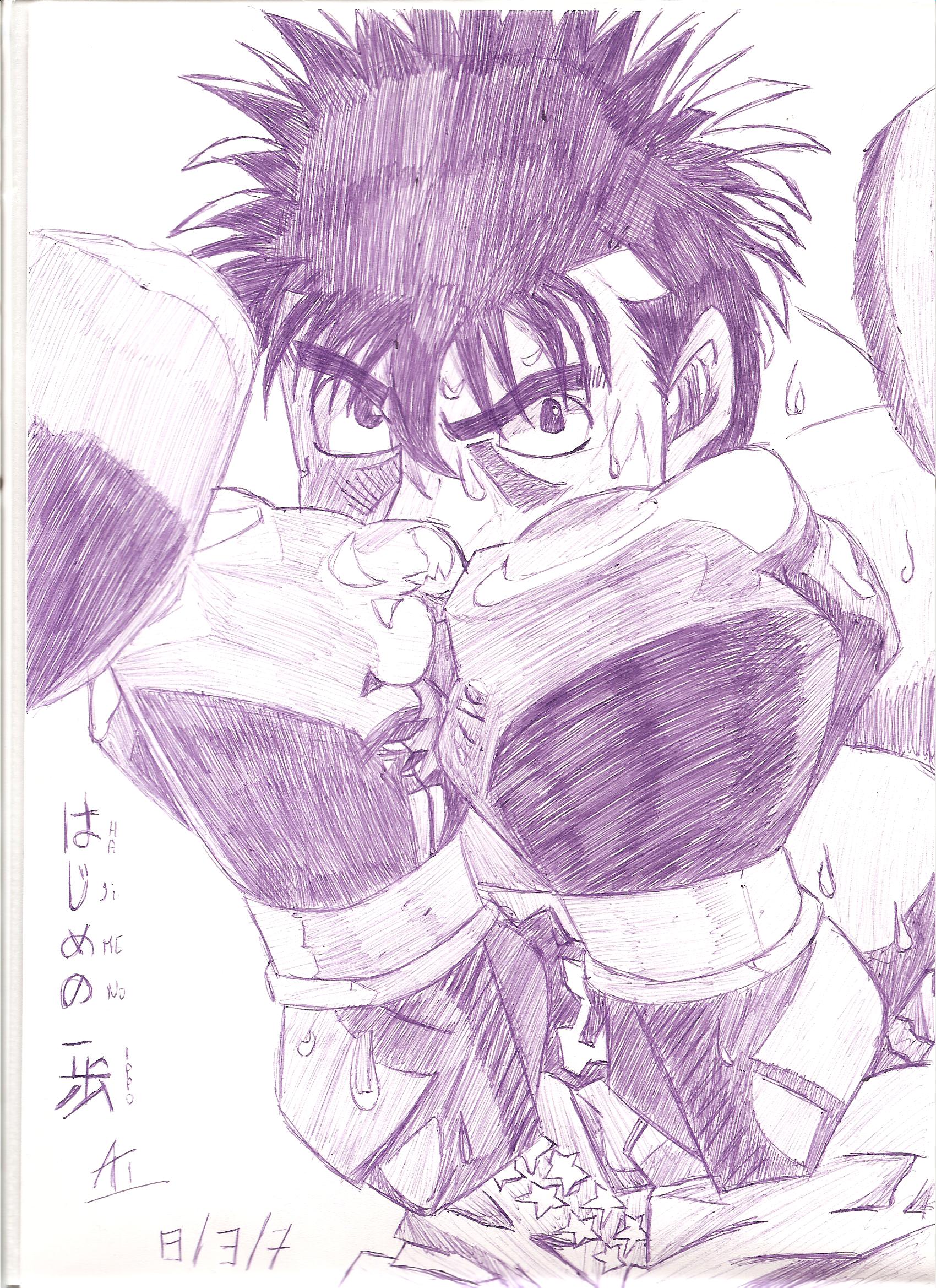 Fonds d'cran Art - Crayon Manga - Hajime No Ippo hajime no ippo