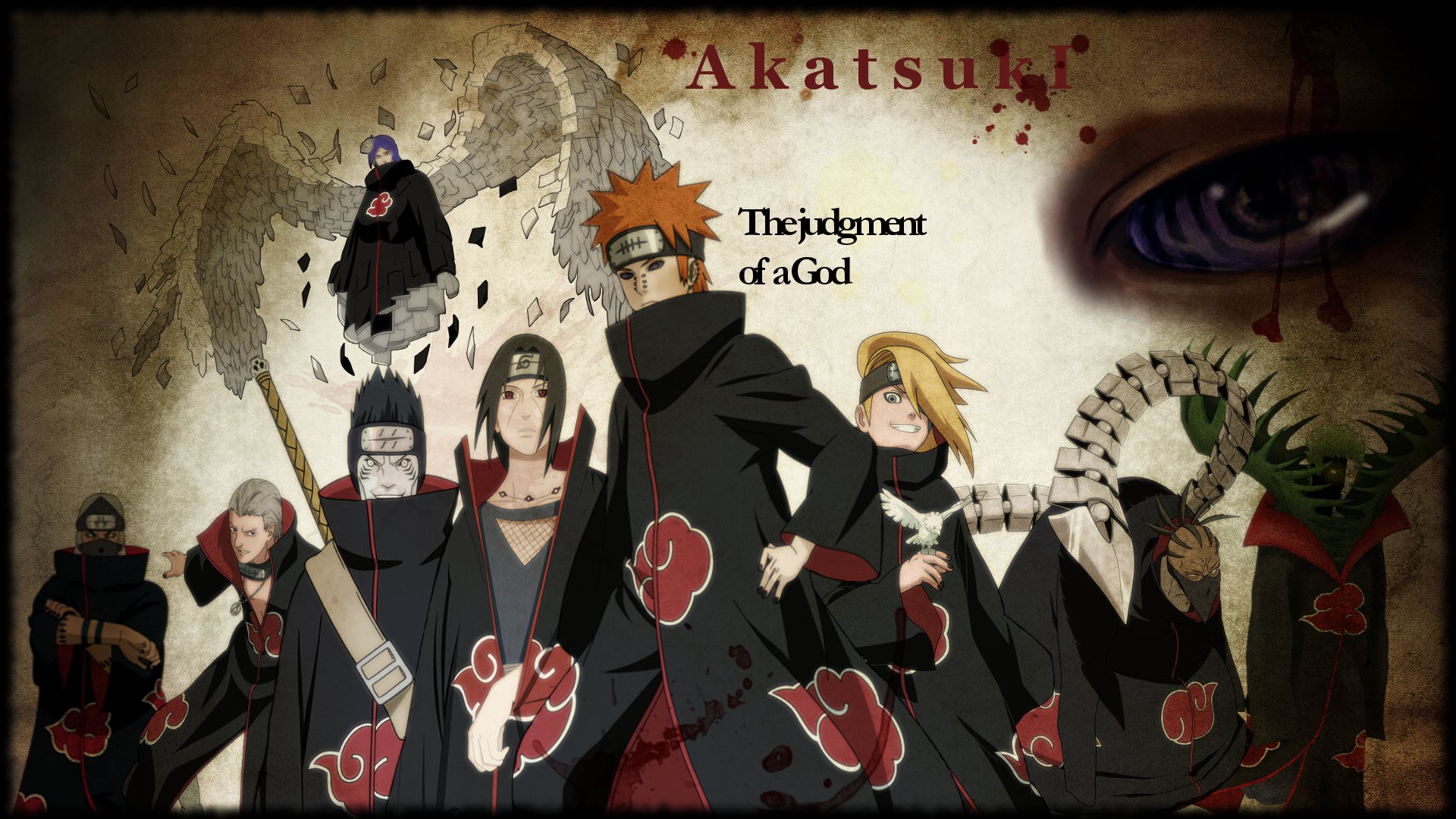 Fonds d'cran Manga Naruto AKATSUKI