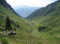 Fonds d'cran Nature Montagne vers La Plagne.