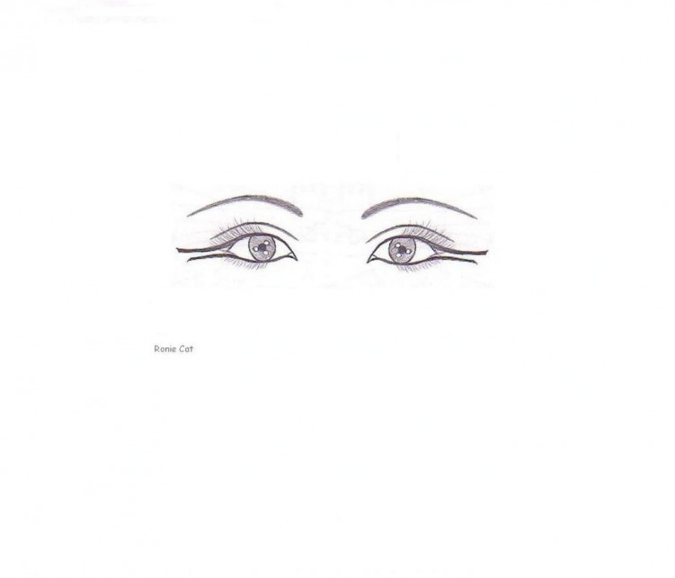 Wallpapers Art - Pencil Eyes Yeux gyptiens