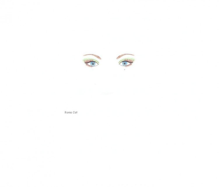 Wallpapers Art - Pencil Eyes Yeux bleus