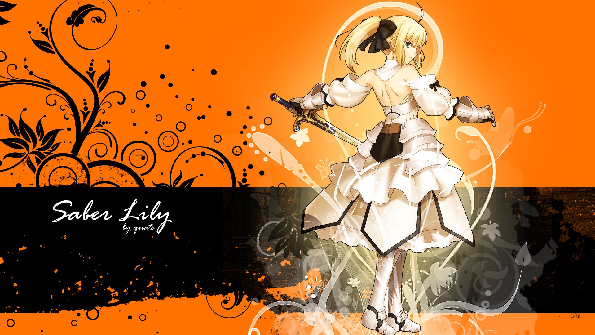 Fonds d'cran Manga Fate stay night / Fate project Saber lily