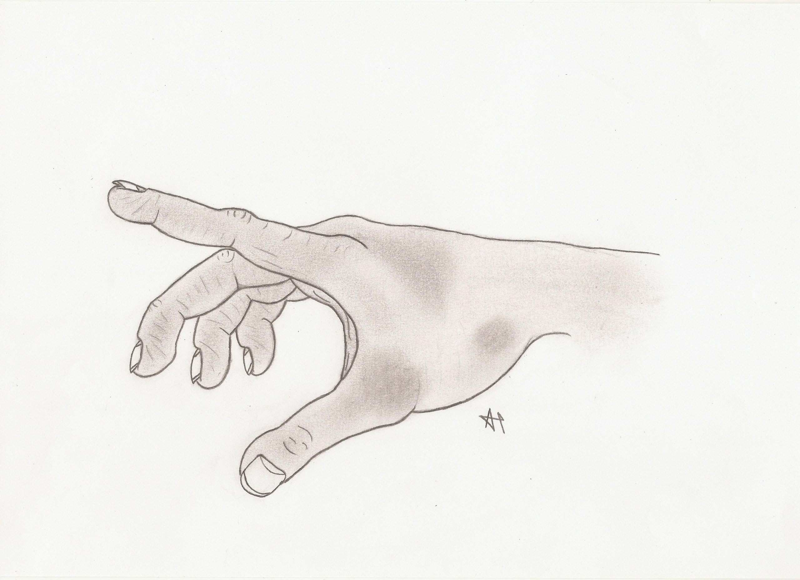 Wallpapers Art - Pencil Hands, feet, skeletons j'accuse