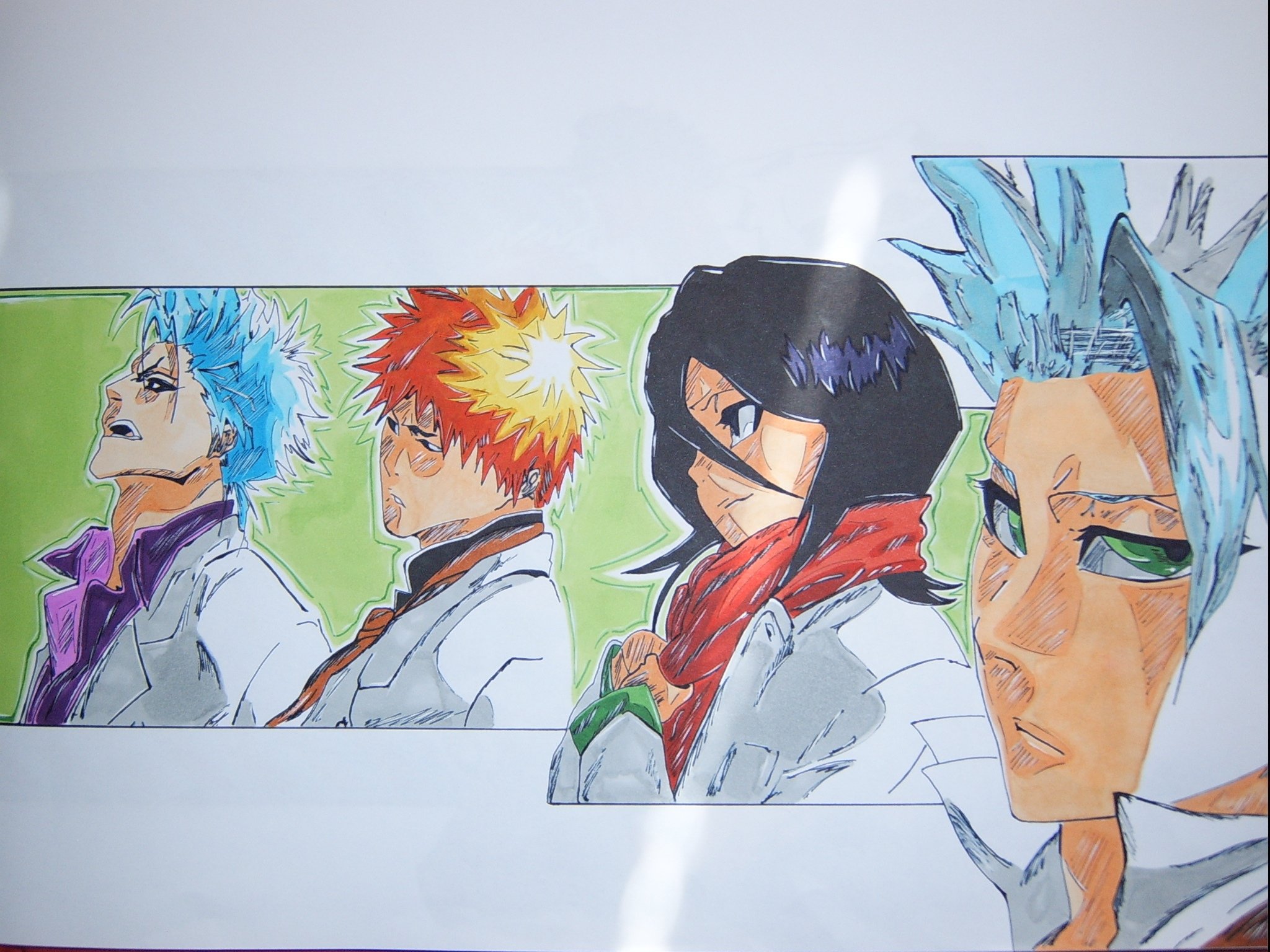 Fonds d'cran Art - Crayon Manga - Bleach Reprographie BLEACH