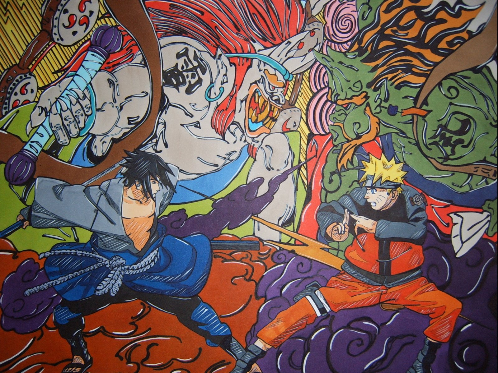 Wallpapers Art - Pencil Manga - Naruto Reprographie Naruto