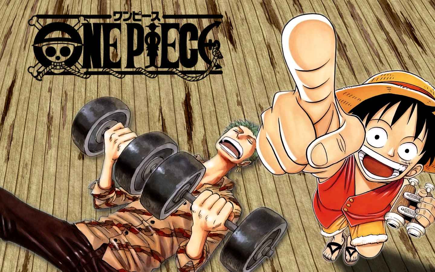 Fonds d'cran Manga One Piece Look !