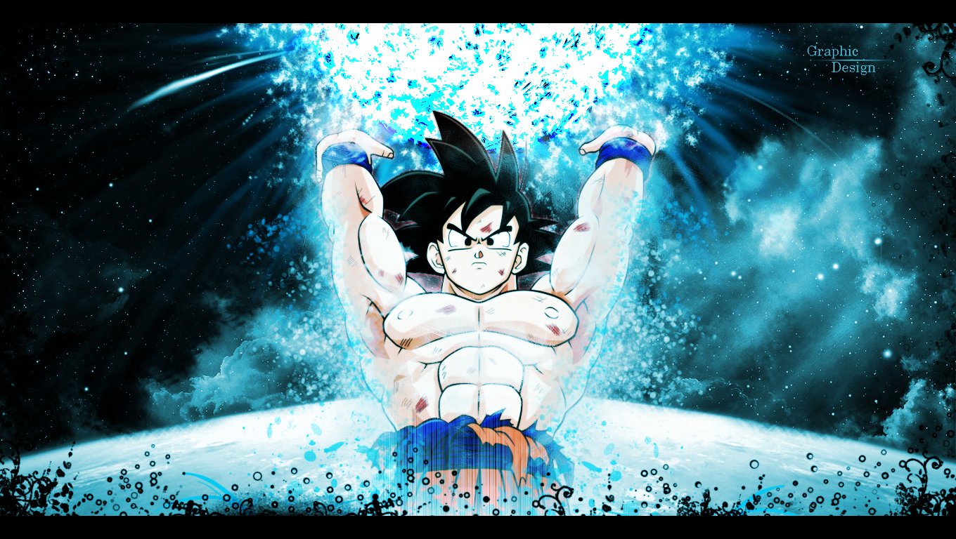 Fonds d'cran Manga Dragon Ball Z Sangoku Genkidama