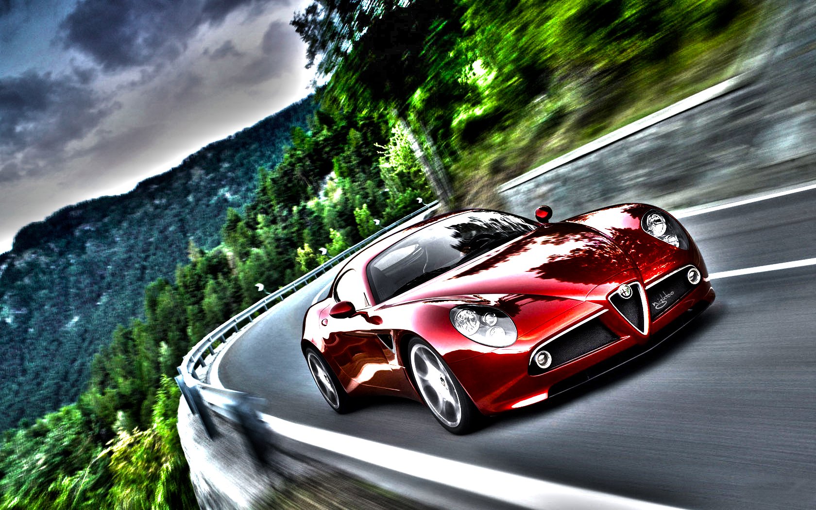 Fonds d'cran Voitures Alfa Romo Alfa Romeo 8C  HDR