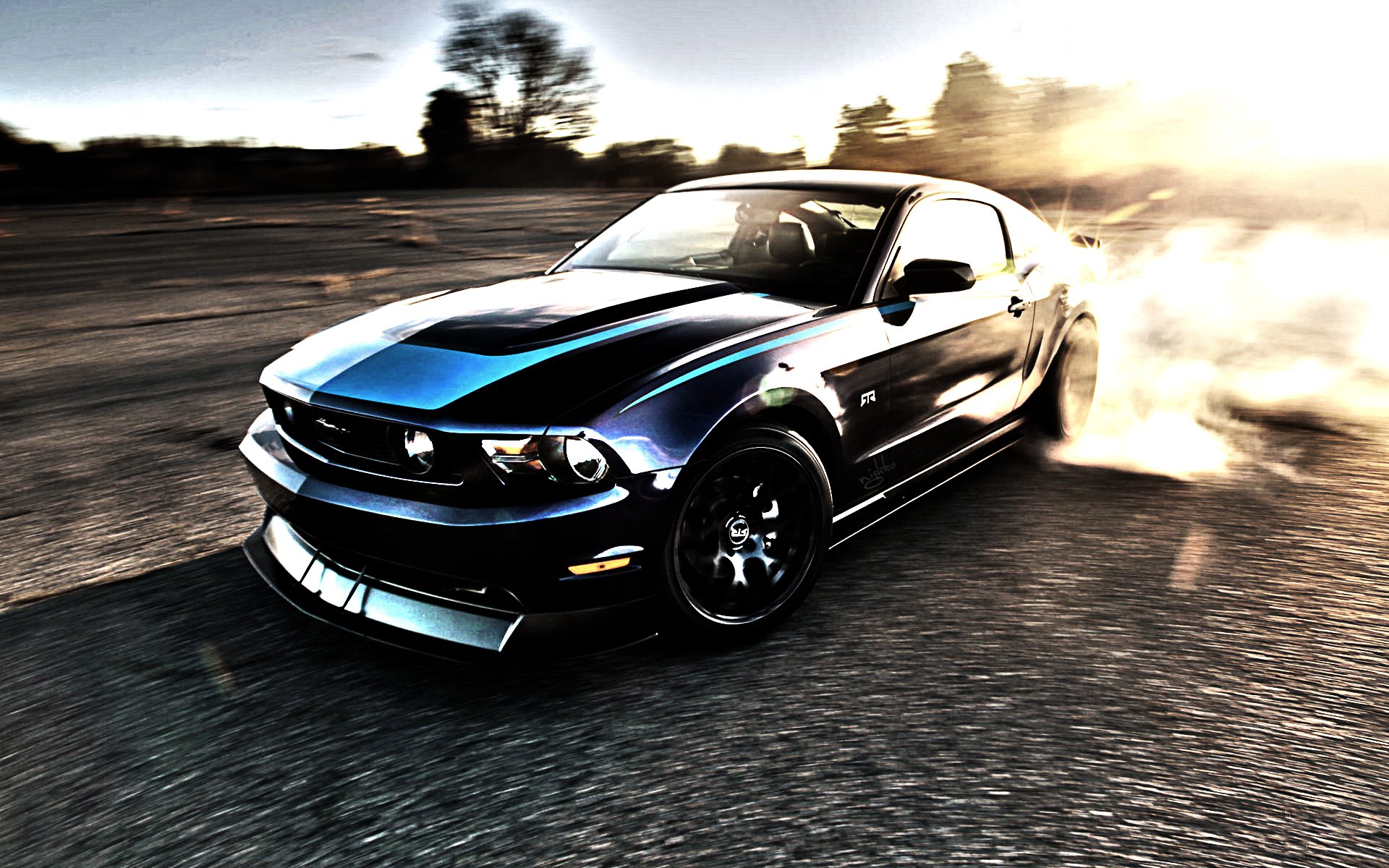 Fonds d'cran Voitures Ford Mustang RTR HDR