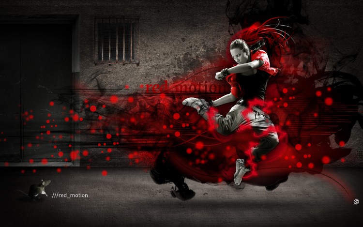 Wallpapers Digital Art Compositions 2D RED MOTION